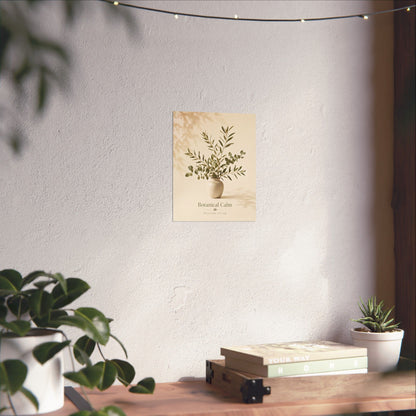 Botanical Calm – Minimalist Botanical Wall Art