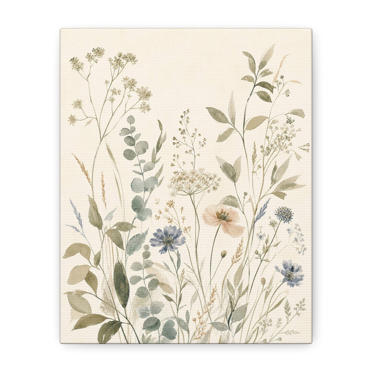 Garden Silhouette – Vintage Botanical Canvas Art