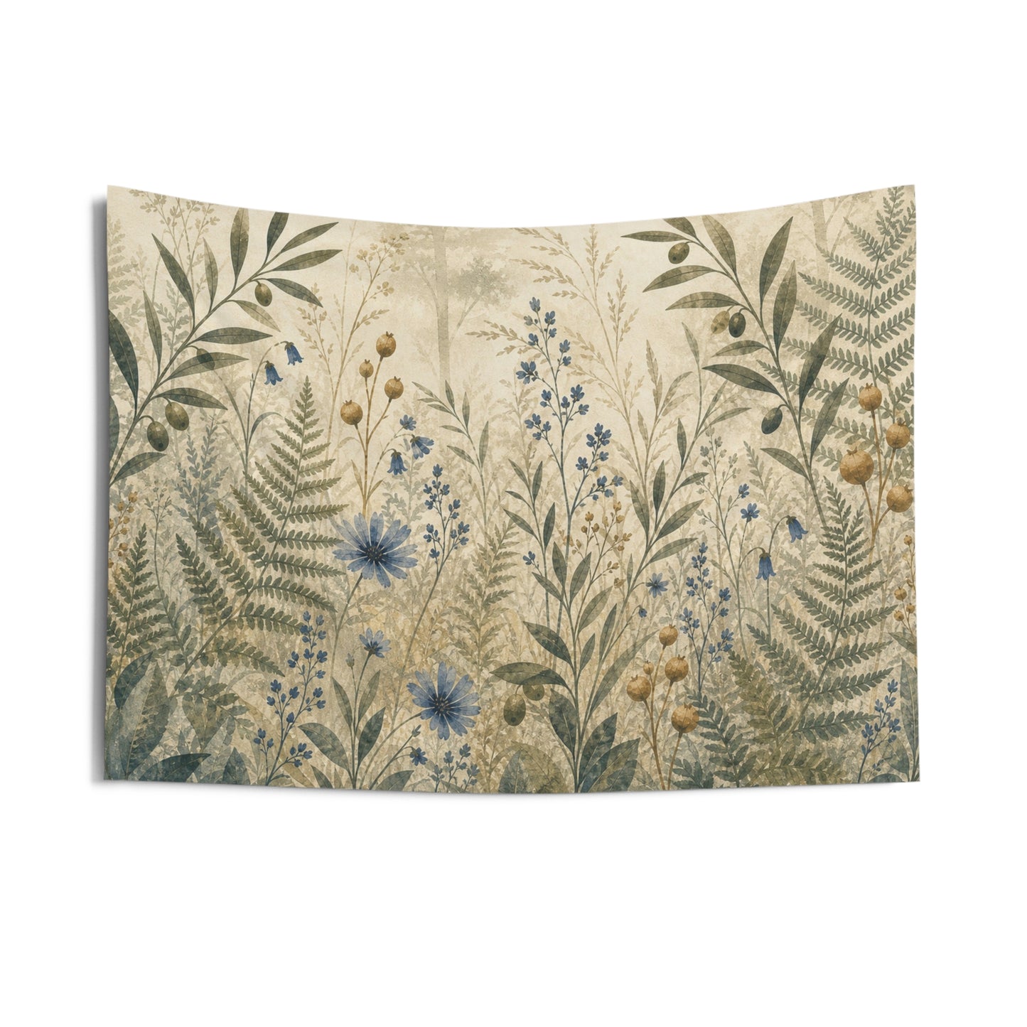 Woodland Study Botanical Wall Tapestry