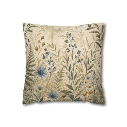 Woodland Study Botanical Pillow Cover