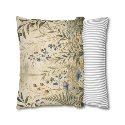 Woodland Study Botanical Pillow Cover