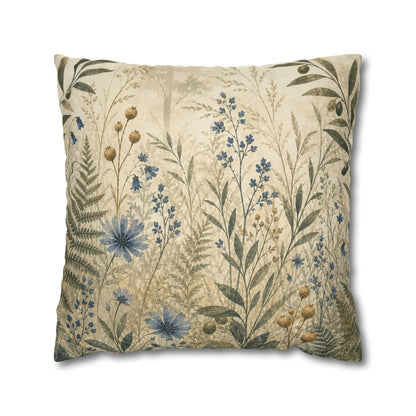 Woodland Study Botanical Pillow Cover