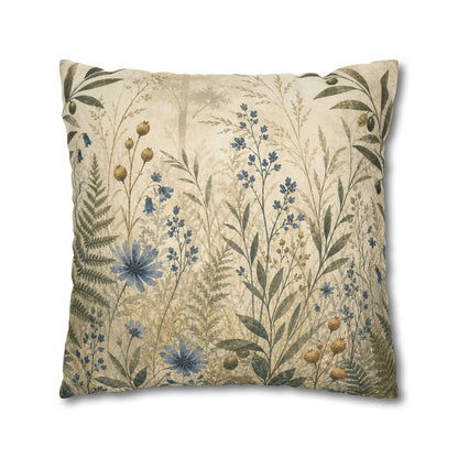 Woodland Study Botanical Pillow Cover
