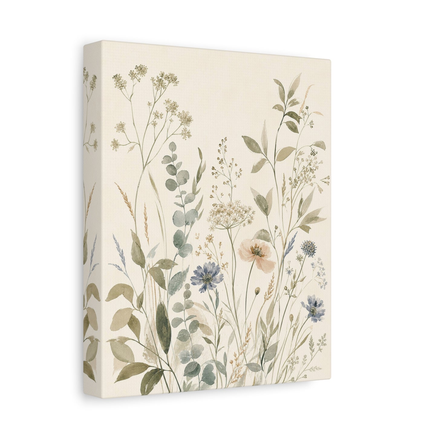 Garden Silhouette – Vintage Botanical Canvas Art