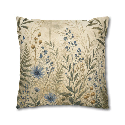 Woodland Study Botanical Pillow Cover
