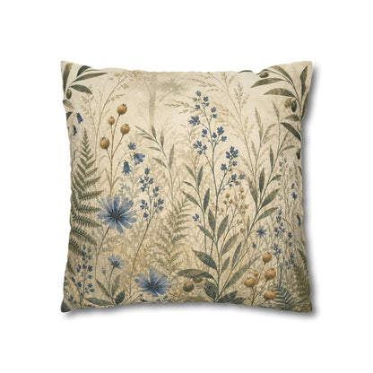 Woodland Study Botanical Pillow Cover