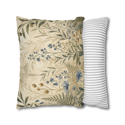 Woodland Study Botanical Pillow Cover
