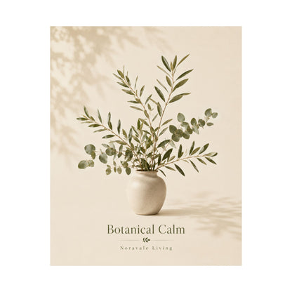 Botanical Calm – Minimalist Botanical Wall Art