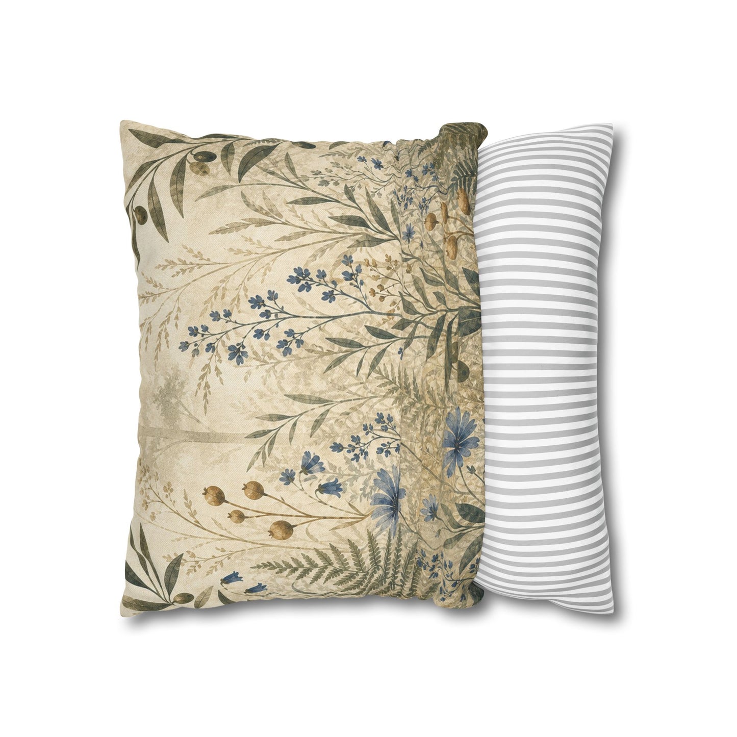 Woodland Study Botanical Pillow Cover