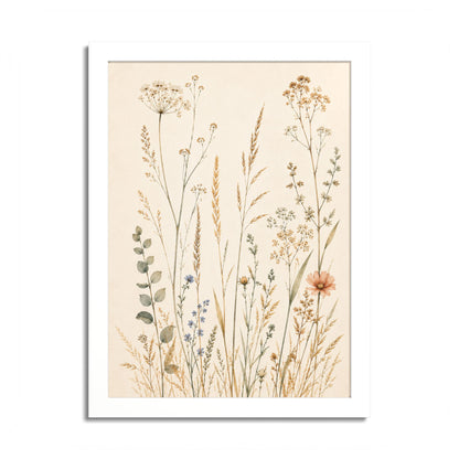 Golden Stillness – Premium Framed Art Print