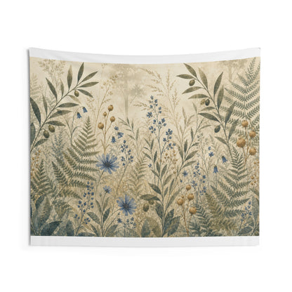 Woodland Study Botanical Wall Tapestry