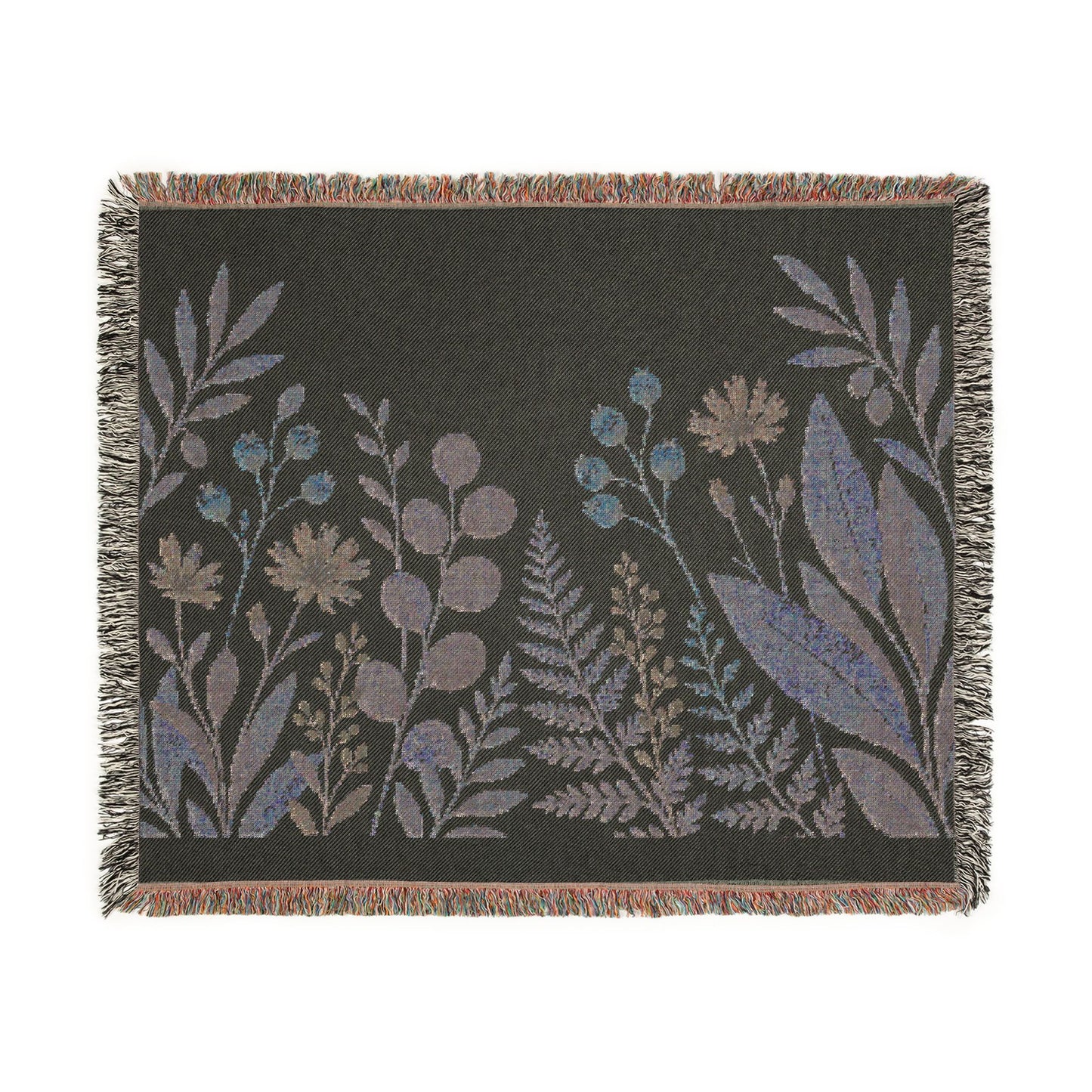Meadow Weave Botanical Woven Blanket