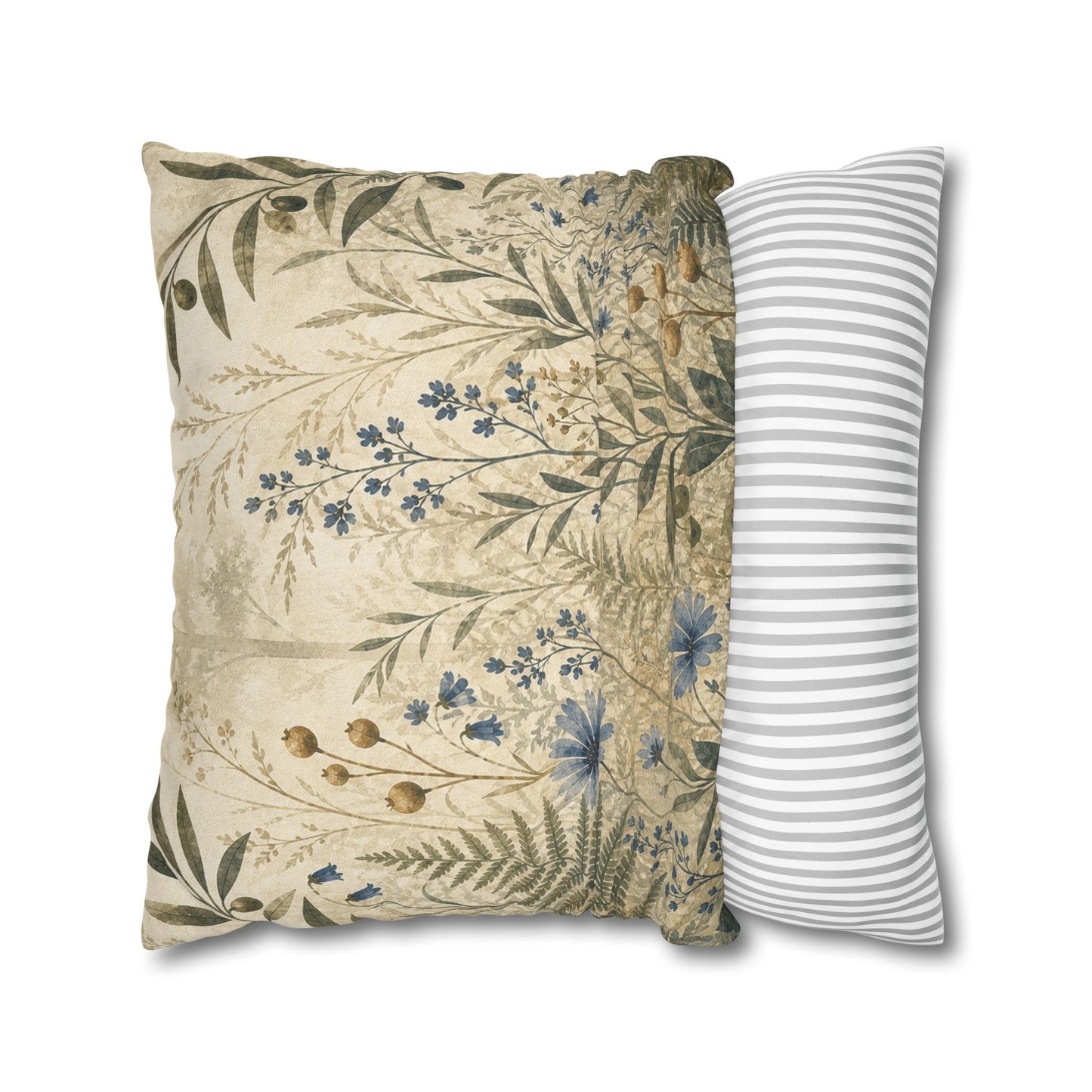 Woodland Study Botanical Pillow Cover