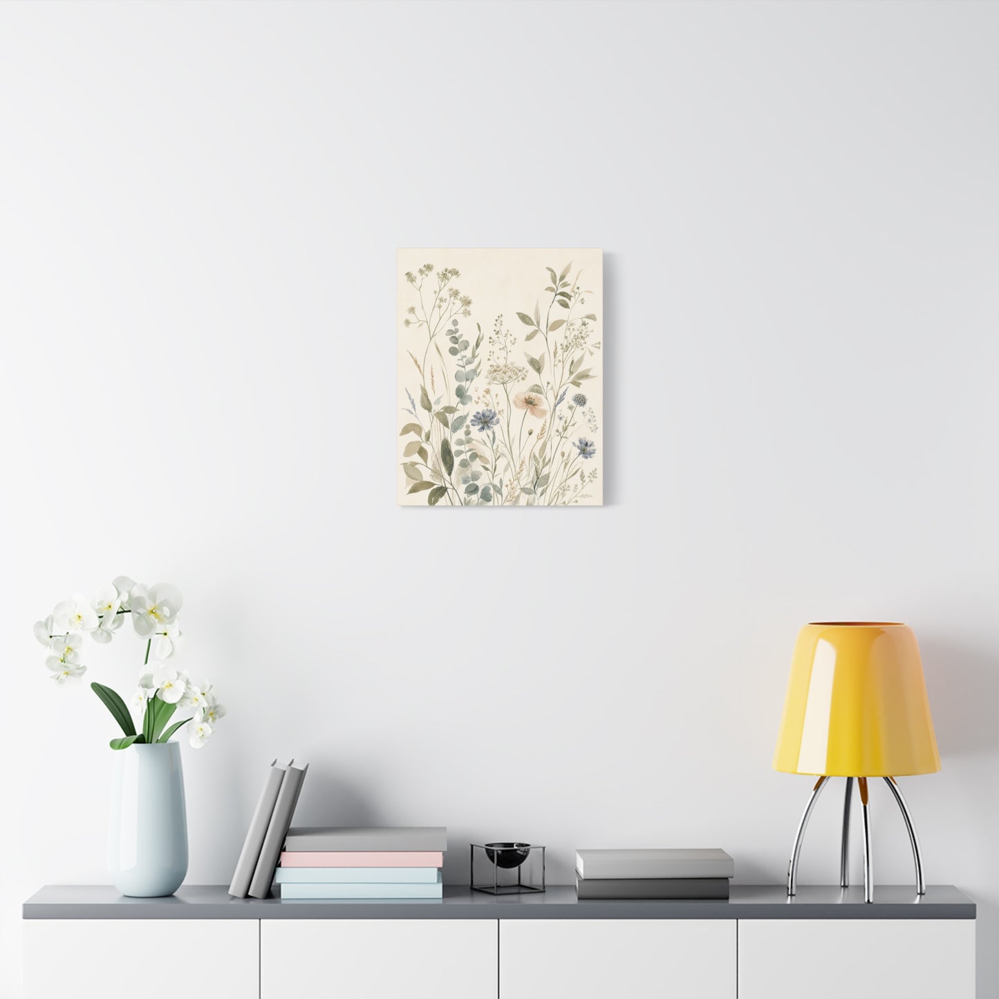 Garden Silhouette – Vintage Botanical Canvas Art