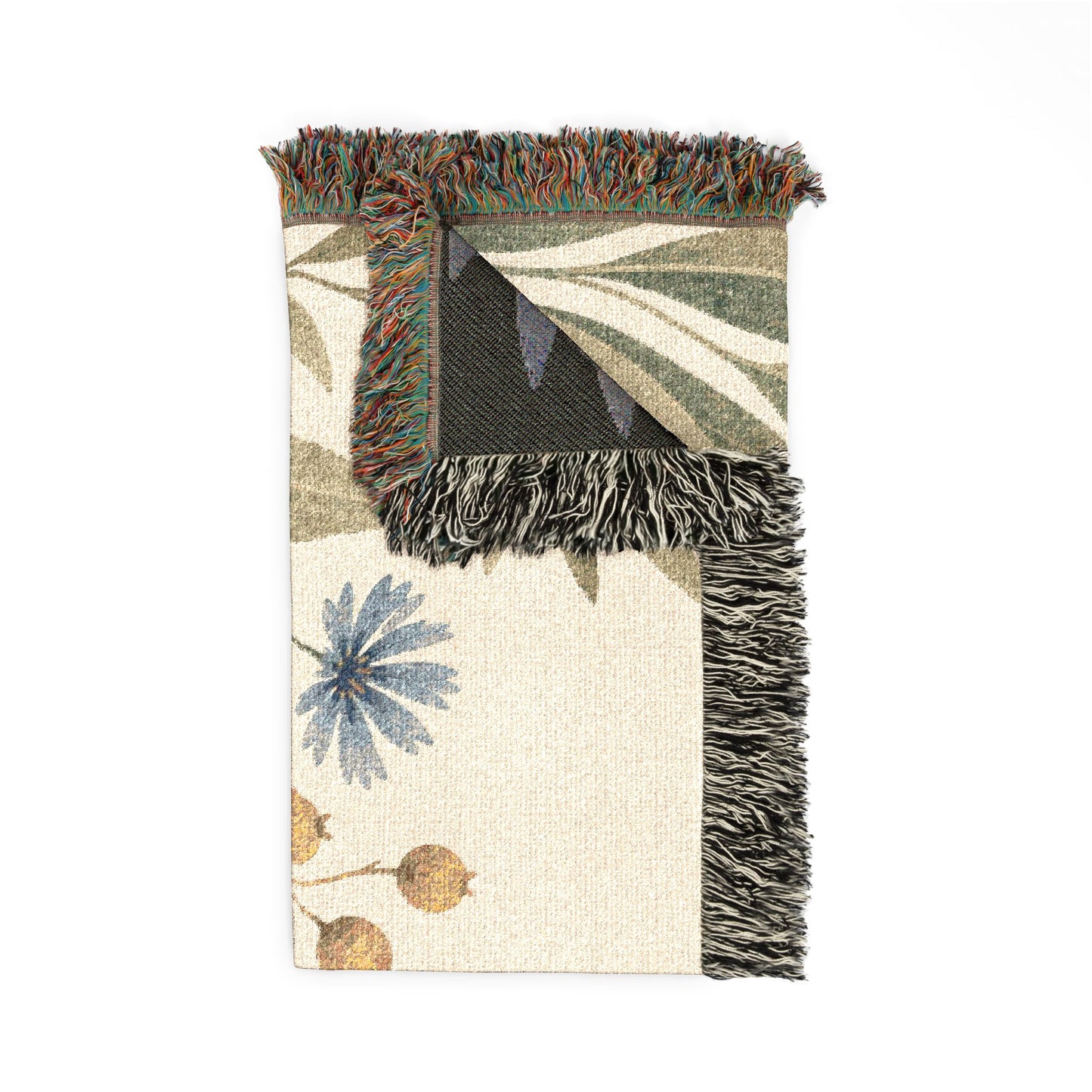 Meadow Weave Botanical Woven Blanket