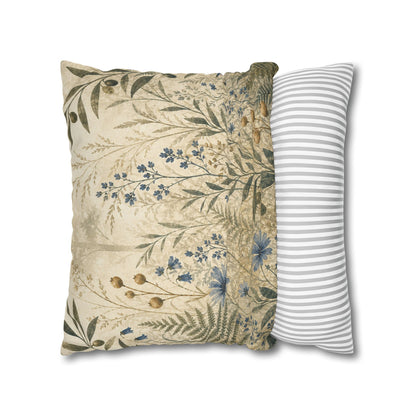 Woodland Study Botanical Pillow Cover