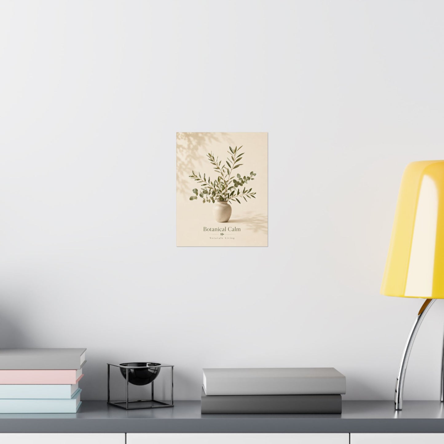 Botanical Calm – Minimalist Botanical Wall Art