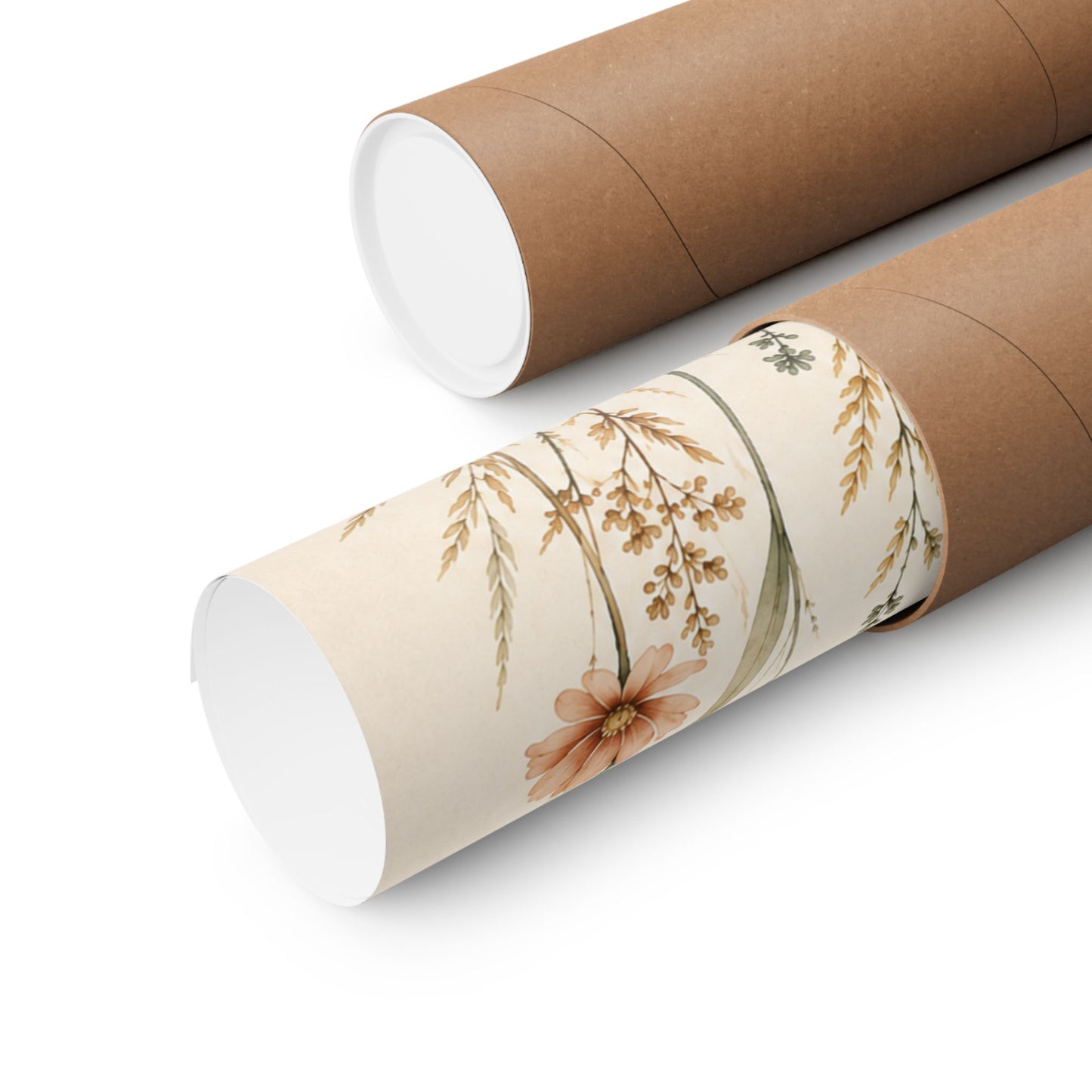 Golden Stillness – Late Summer Botanical Poster