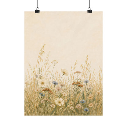 Late Summer Field – Late Summer Botanical Poster