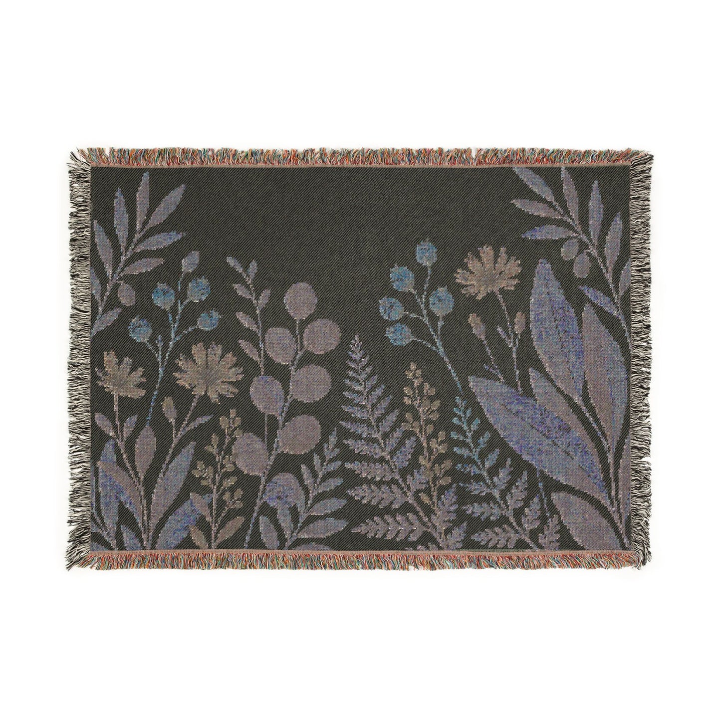Meadow Weave Botanical Woven Blanket