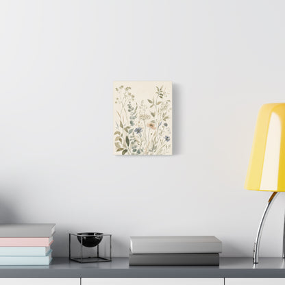 Garden Silhouette – Vintage Botanical Canvas Art