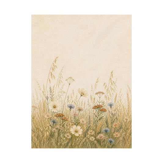Late Summer Field – Late Summer Botanical Poster