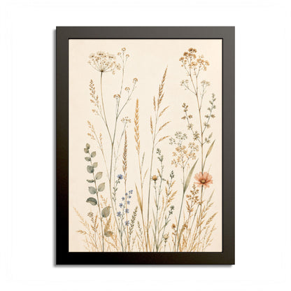 Golden Stillness – Premium Framed Art Print