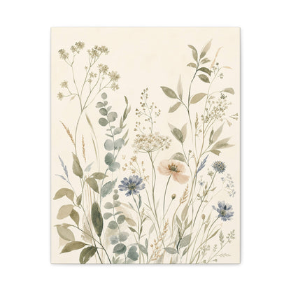 Meadow Study – Botanical Canvas Wall Art