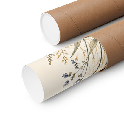 August Meadow – Late Summer Botanical Poster