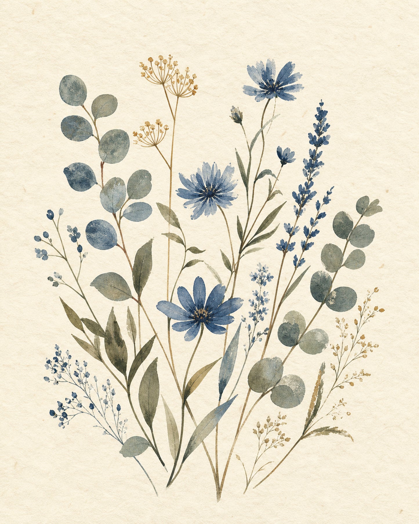 Quiet Garden Botanical Gallery Set – Set of 3